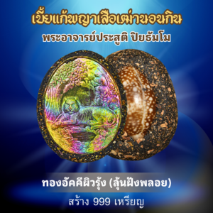 ทองอัคคีผิวรุ้ง (ลุ้นฝังพลอย)